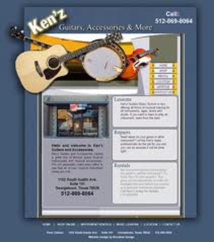 Started His Own Music Website