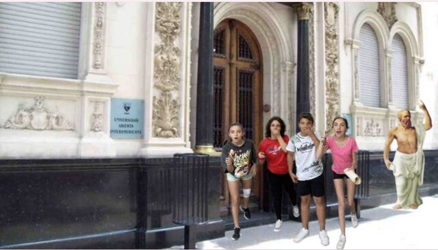 Escape of a philosopher