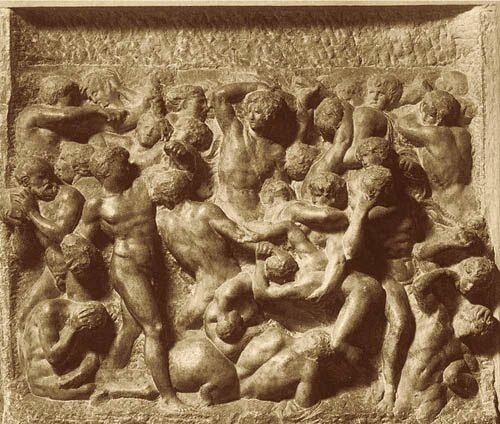 “Batallas de los centauros” de Miguel Ángel