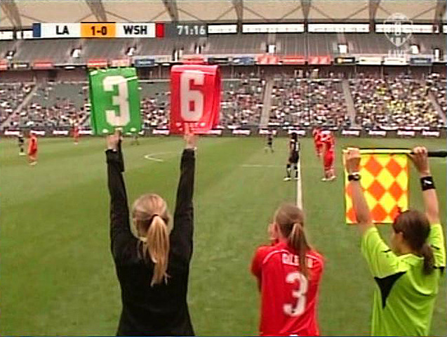 Substitutions in Soccer