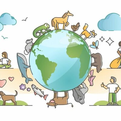 Timeline: El origen de la biodiversidad biológica: Diferentes ideas y sus autores.