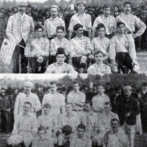 Primer partido OFICIAL  entre Uruguay y Argentina