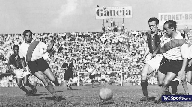 Primer partido televisado en Argentina