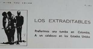 Persecución de los extraditables