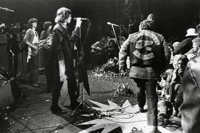The Rolling Stones host the Altamont music festival