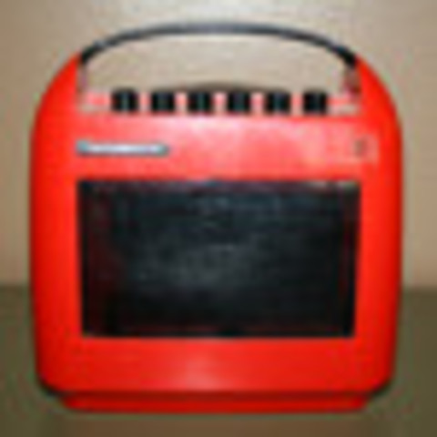 My first cassette player was blue but looked like this.