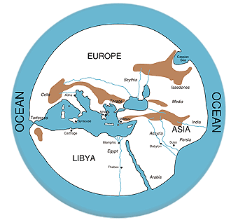 Hecateo de Mileto, su vida transcurrió durante los últimos años del siglo VI y los primeros del siglo V a.C.