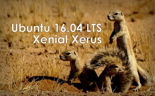 Ubuntu 16.04 LTS Xenial Xerus