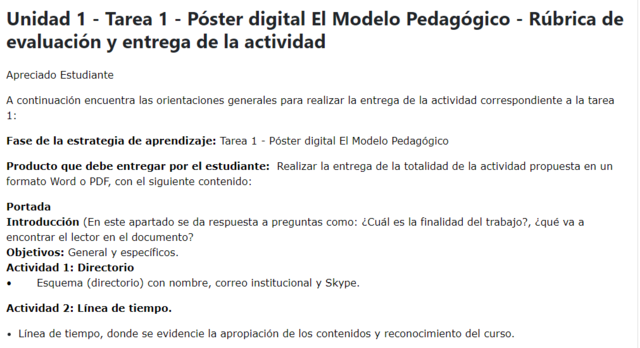Evaluación Unidad 1 - Tarea 1