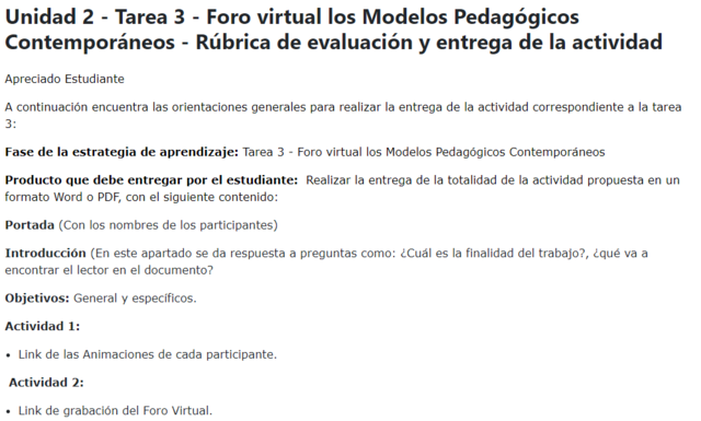 Evaluación - Unidad 2 - Tarea 3