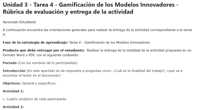 Evaluación - Unidad 3 - Tarea 4