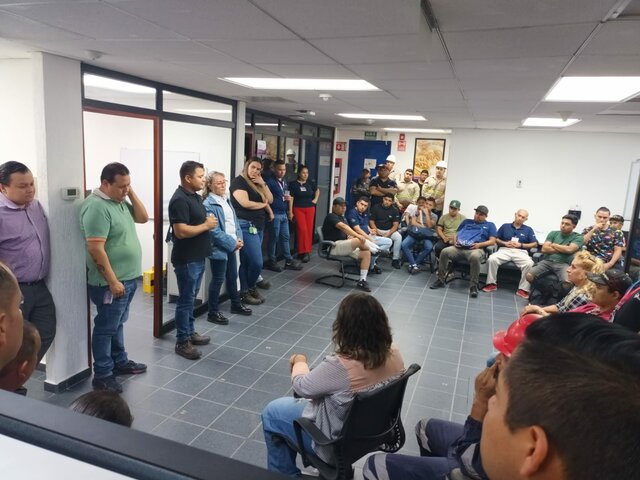 Time out with personnel