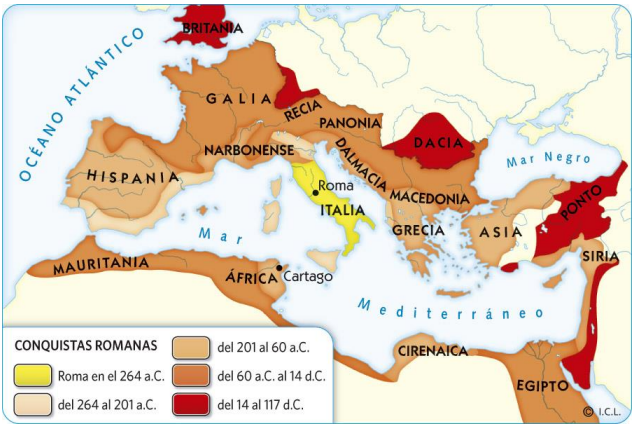 Expansión hacia el Mediterráneo