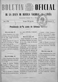 DECLARACIÓ DE LA JUNTA DE DEFENSA NACIONAL