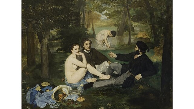 COLAZIONE SULL'ERBA (Le dejeuner sur l'herbe), Manet