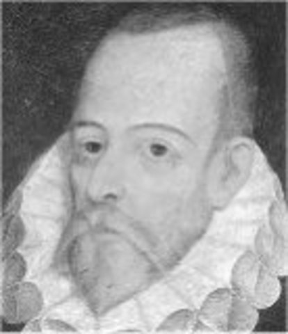 Cervantes publica "El Ingenioso Hidalgo Don Quijote de la Mancha".