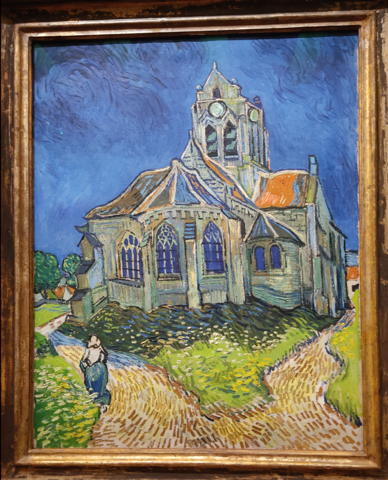 LA CHIESA DI AUVERS, Van Gogh