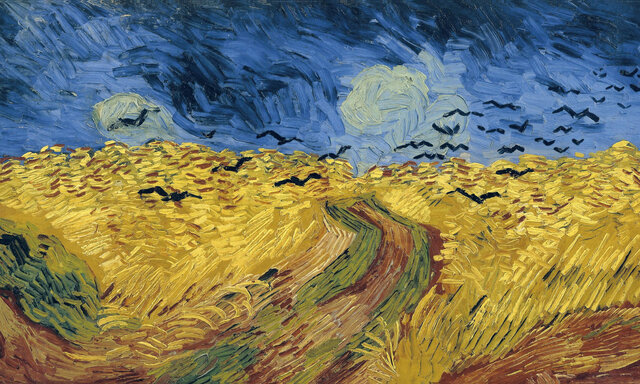 CAMPO DI GRANO CON CORVI, Van Gogh