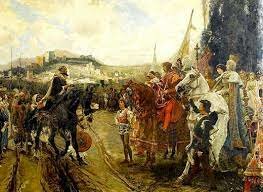 Conquista de Navarra por Fernando el Católico.