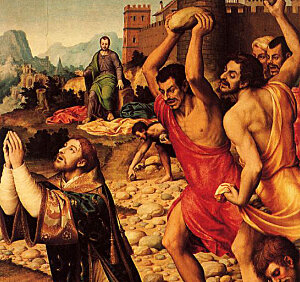 Presencia la muerte de Estebán, el primer martir de la iglesia