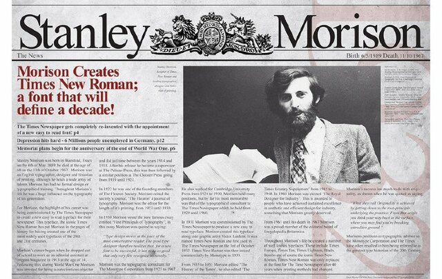 hecha oficial por el Times de Londres.