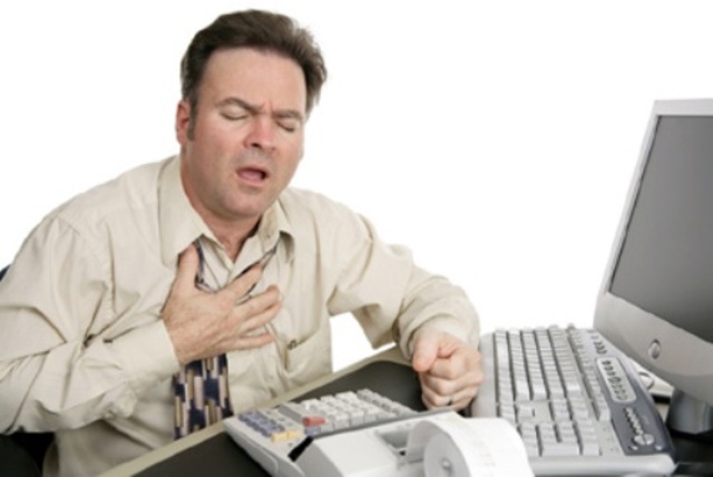 Pilot Having a heart attack