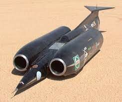 first land vehicle to break the sound barrier and worlds fastest land vehicle(ThrustSSC) (763mph)