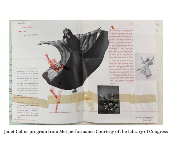 Janet Colins: First Black premiere dancer with the Met Ballet