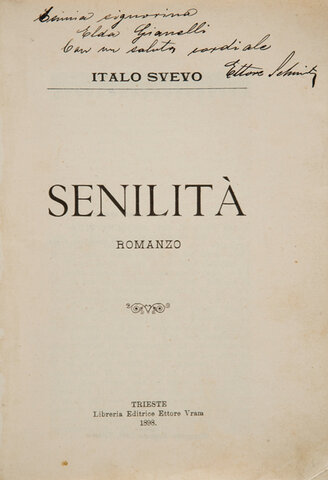 SENILITA', Svevo