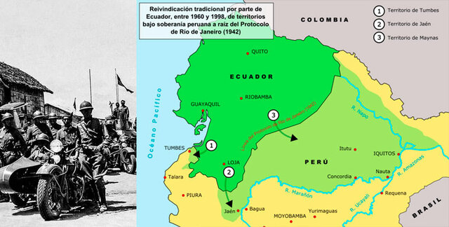 Inicio de la guerra con Ecuador