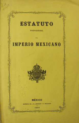 Estatuto Provisional del Imperio Mexicano
