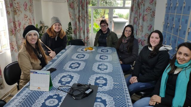 1ª Reunião nas escolas: Colégio Estadual Paulo Freire