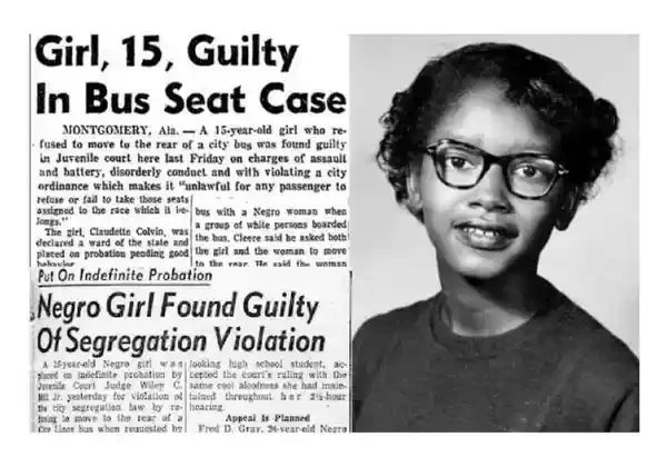 Claudette Colvin Refuses to Give Up Seat