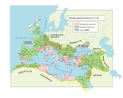 rimski imperij se razdelimna Z in V del