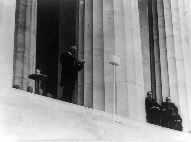 First Presidential Radio Broadcast