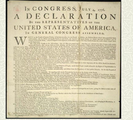 The Declaration of Independence