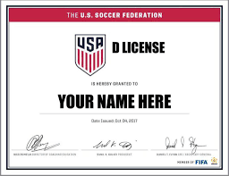 Obtained my D coaching license