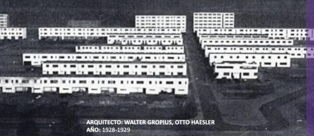 Gropius construyendo Dammerstock