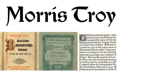 Impacto de la tipografía Troya.