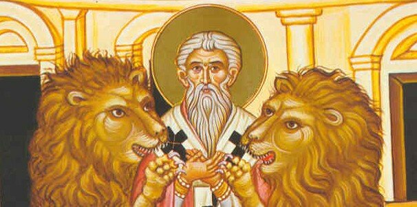 Ignacio de Antioquía es arrojado a las bestias