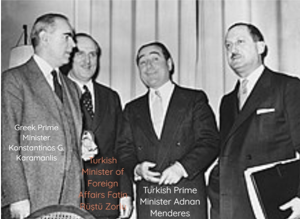 The signing of the London and Zurich agreements