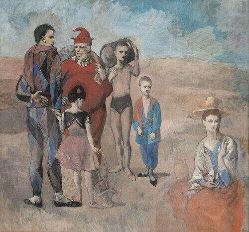 LA FAMIGLIA DEI SALTIMBANCHI, Picasso