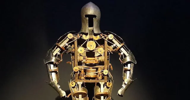 El robot de Leonardo Da Vinci.