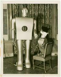 el robot fumador de la Feria Mundial de Nueva York