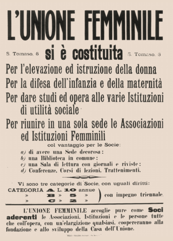 Nasce l'Unione Femminile