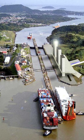 Panama Canal Opens