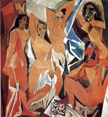 Les demoiselles d'Avignon di Picasso