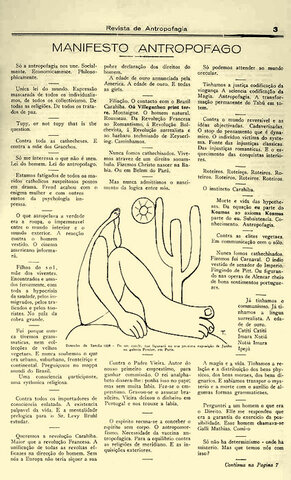 "El Manifiesto Antropofágico", de Oswald de Andrade