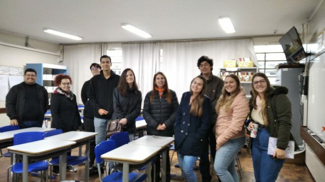 Visita ao colégio Paulo Freire
