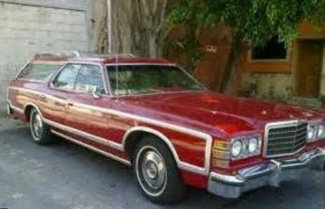 Grandfather was bought a red Dodge Guayin van.